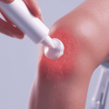 Pain cream being applied